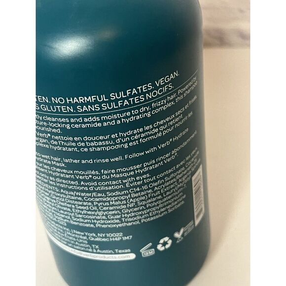 Verb Cleanse Nourish Moisture Hydrate Shampoo 32 oz - Picture 5 of 5